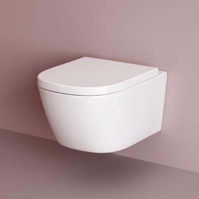 Унитаз подвесной AM.PM Libre C601900SC торнадо безободковый с сиденьем микролифт, белый