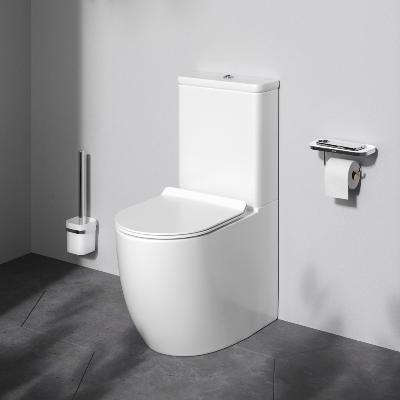 Унитаз-компакт напольный AM.PM Like C808600SC безободковый с сиденьем микролифт, белый