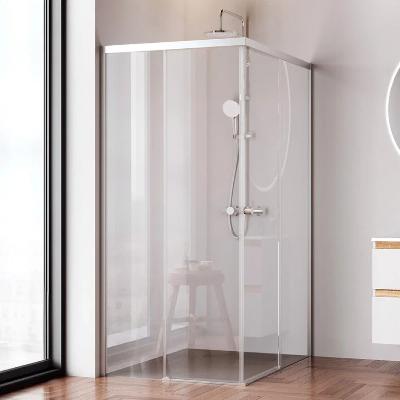 Душевое ограждение без поддона 120х90 AM.PM X-Joy W94G-403-12090-MT профиль серебристый