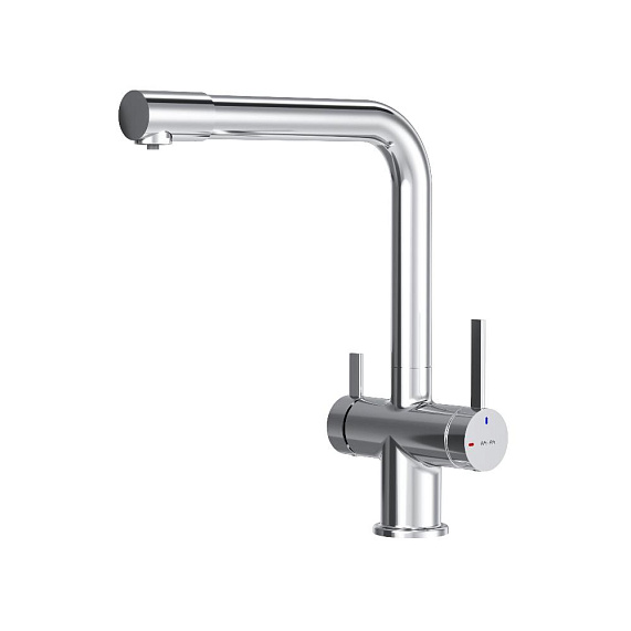 Смеситель для кухни AM.PM Func F8F05700 высокий с L-изливом с каналом для питьевой воды, хром-12