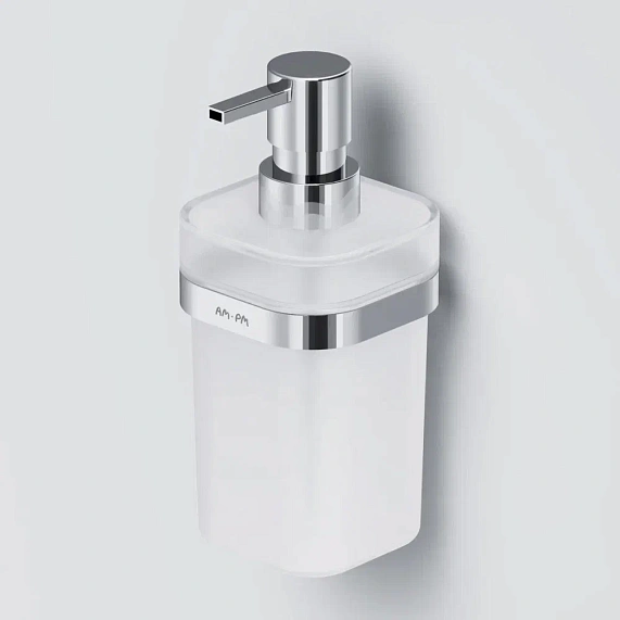 Дозатор для мыла настенный стеклянный AM.PM Func A8F36900 хром-2