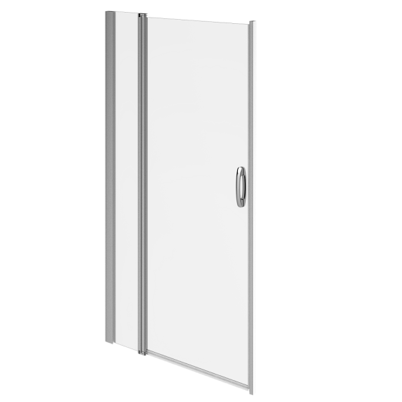 Душевая перегородка с дверью 120190 AM.PM Move W81S-D120-000CT прозрачное стекло, профиль серебристый
