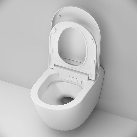 Унитаз-биде подвесной AM.PM Sensation CCC301700SC безободковый с электронным управлением, белый-5