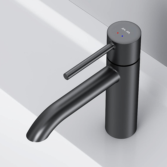 Смеситель для раковины (умывальника) AM.PM Libre F6002222 черный-7