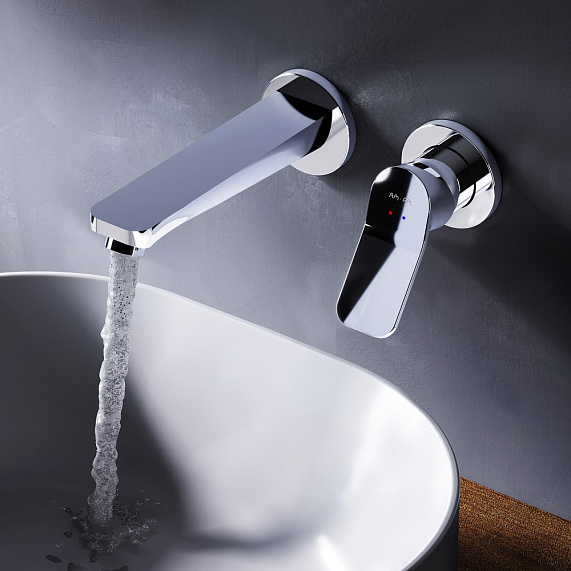 Смеситель для раковины (умывальника) AM.PM X-Joy F85A72600 хром встраиваемый-1