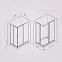 Душевое ограждение без поддона 120x90 AM.PM Sunny W87G-403-12090-MT профиль серебристый