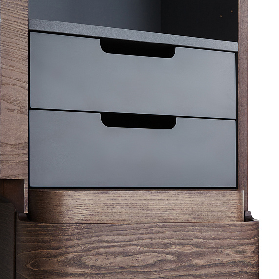 Шкаф-пенал для ванной 40 AM.PM Sensation M30CHL0406NF навесной левый орех-3