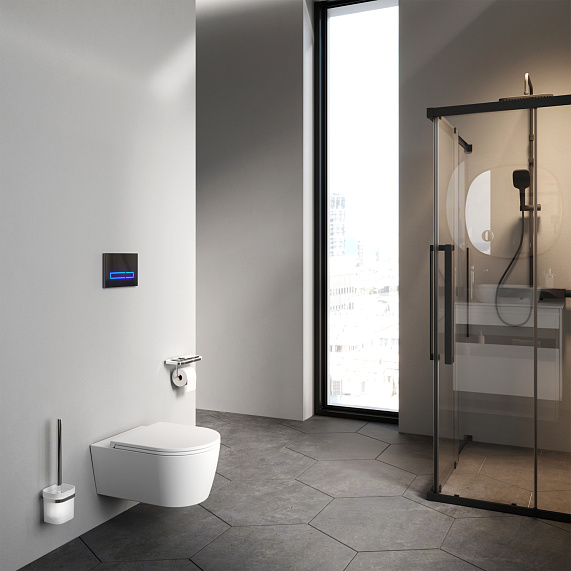 Унитаз подвесной AM.PM Func C8F1701MWSC безободковый с сиденьем микролифт, белый матовый-2