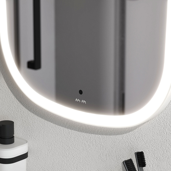 Зеркало с подсветкой в ванную закругленное 45 AM.PM Func M8FMOX0451WGH сенсорное-3