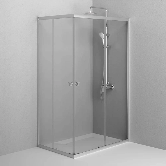 Душевое ограждение без поддона 120x80 AM.PM Sunny W87G-403-12080-BT профиль черный матовый-3