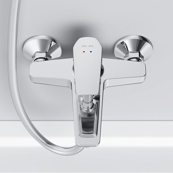 Смеситель для ванны и душа AM.PM Gem F90A10000 хром-3