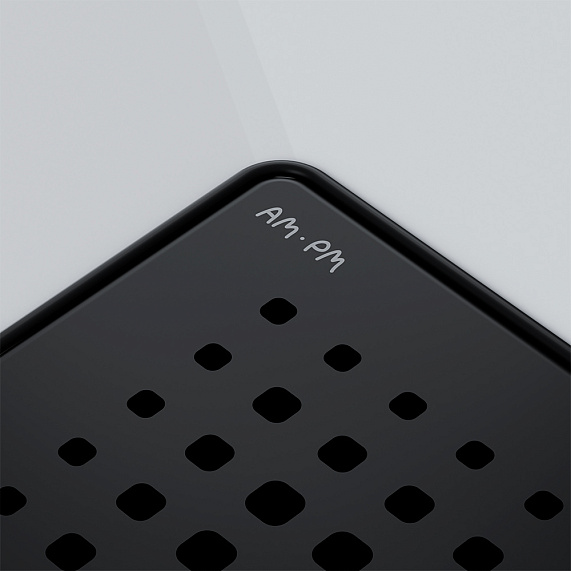 Душевой трап 10x10 AM.PM PrimeFlow W02BD-P11-010-01BM гидрозатвор с черной матовой решеткой-9