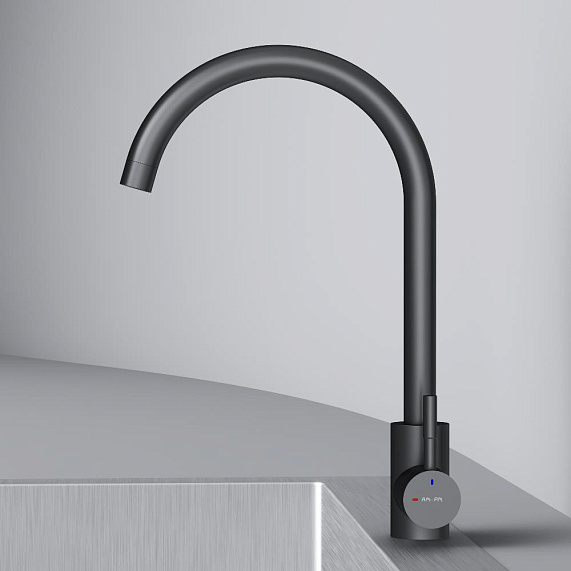 Смеситель для кухни AM.PM X-Joy S F85B07122 высокий, черный-5