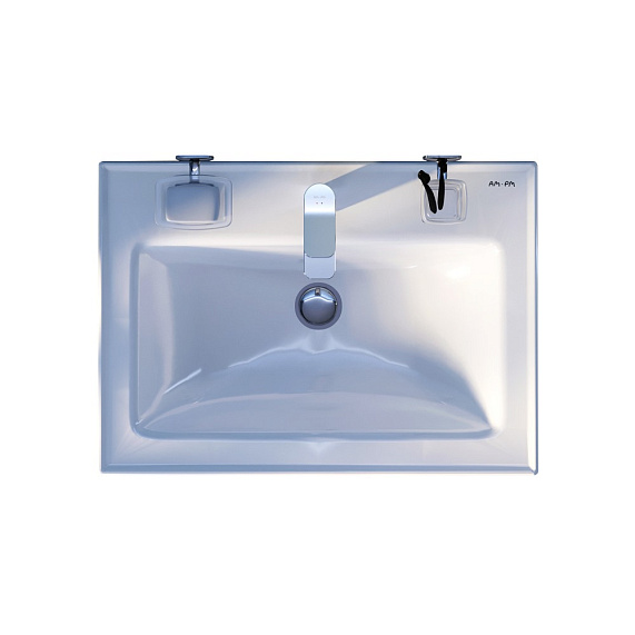 Тумба с раковиной 65 AM.PM X-Joy M85AFHX0652WG подвесная белый глянец-1