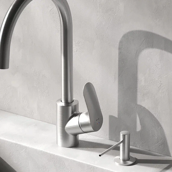 Дозатор для моющего средства AM.PM Gem A9037211 встраиваемый, сатин-2