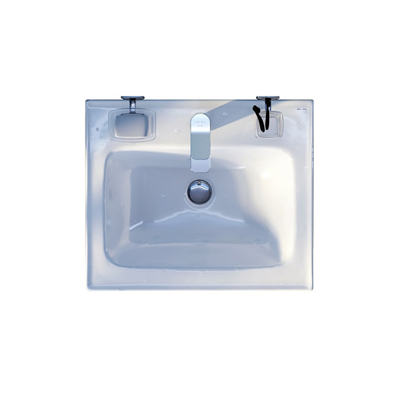 Тумба с раковиной 55 AM.PM X-Joy M85AFHX0552WG подвесная белый глянец-1