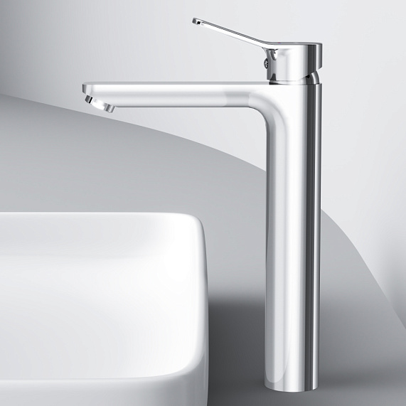 Смеситель для раковины (умывальника) AM.PM X-Joy F85A92000 высокий, хром-4