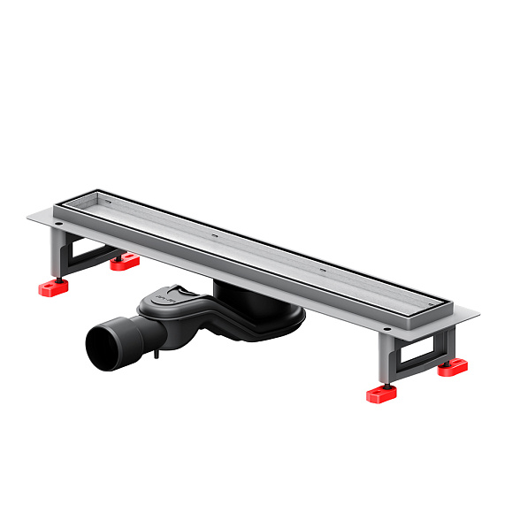 Душевой трап (лоток) 50 AM.PM MasterFlow W01SC-U11-050-04SB комбинированный затвор со стальной матовой решеткой под плитку-21