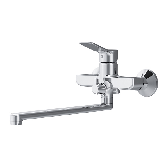Смеситель для ванны и душа AM.PM X-Joy F85A90000 длинный излив, хром-8