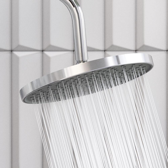 Душевая система Damixa Apollo 947000000 стойка с тропическим душем, хром-4