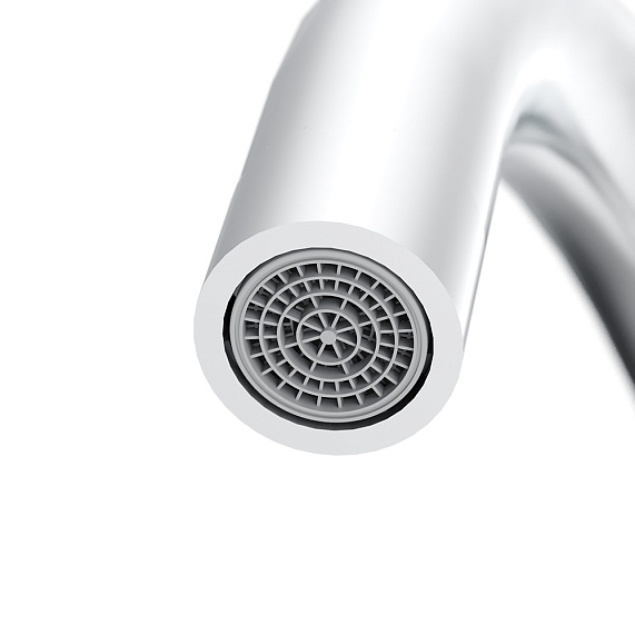 Смеситель для кухни Damixa Origin Balance 790730000 высокий, белый, с хромированным изливом-5