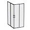 Душевое ограждение без поддона 120x90 AM.PM Above W9XG-403-12090-BT профиль черный