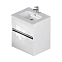Тумба с раковиной 60 AM.PM Sense M7BFUX0602WG подвесная/напольная на ножках, белый глянец