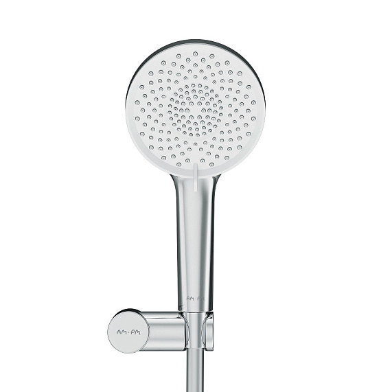 Душевой гарнитур AM.PM X-Joy F01185A000 держатель, шланг, лейка 3 режима, хром-4