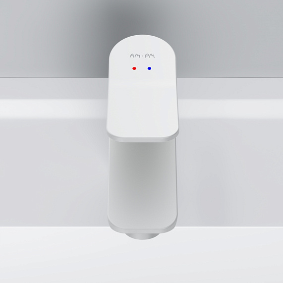 Смеситель для раковины (умывальника) AM.PM X-Joy F85A02133 белый-3