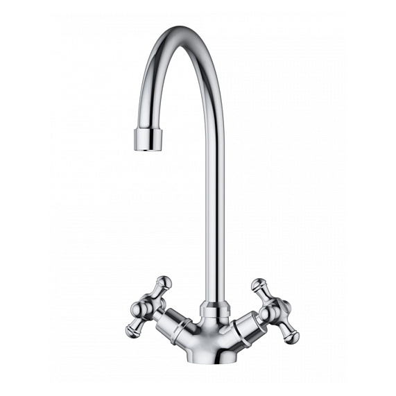 Смеситель для кухни Damixa Retro 230000000 высокий, хром-3