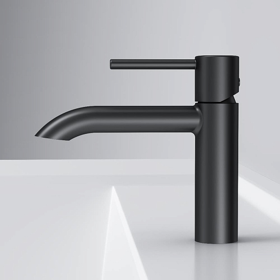 Смеситель для раковины (умывальника) AM.PM Libre F6002122 черный-6