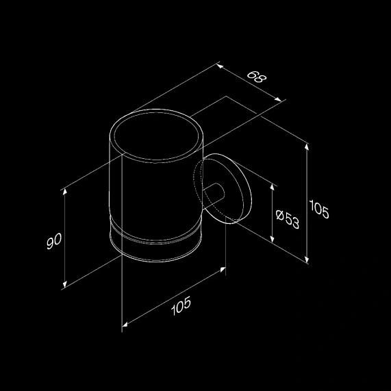 Набор аксессуаров AM.PM X-Joy хром (диспенсер, крючок, стакан для зубных щеток)