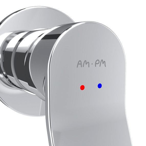 Смеситель для раковины (умывальника) AM.PM X-Joy F85A72600 хром встраиваемый-6