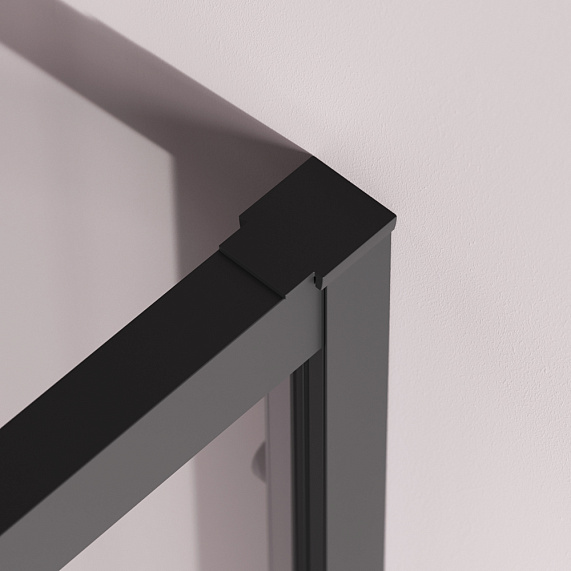 Душевое ограждение без поддона 80x80 AM.PM Above W9XG-401-8080-BT профиль черный-9