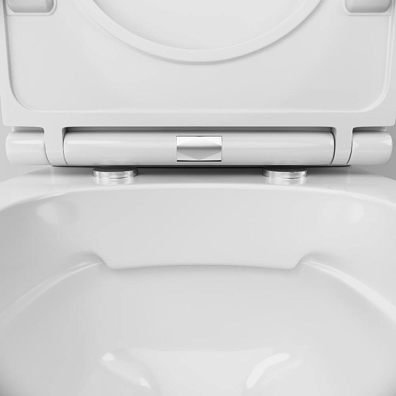 Унитаз напольный AM.PM Spirit 2.0 C708600WH безободковый с сиденьем микролифт 57WH, белый-7