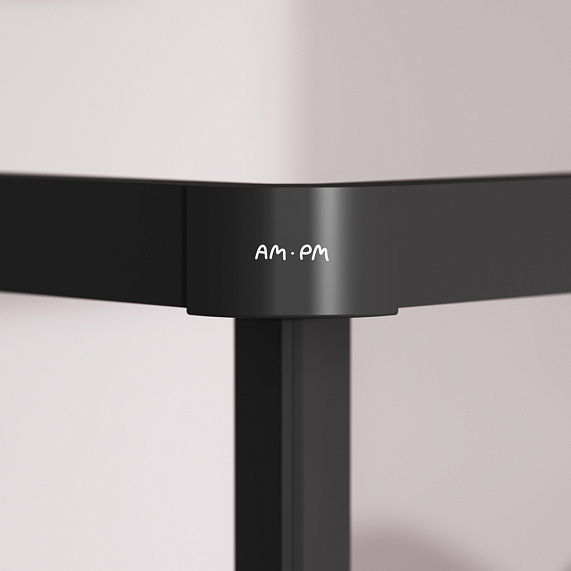 Душевое ограждение без поддона 120x90 AM.PM Above W9XG-403-12090-BT профиль черный-9