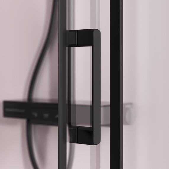 Душевое ограждение без поддона 80x80 AM.PM Above W9XG-403-8080-BT профиль черный-6