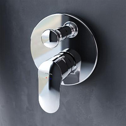 Смеситель для ванны и душа AM.PM Like F8085000 хром встраиваемый