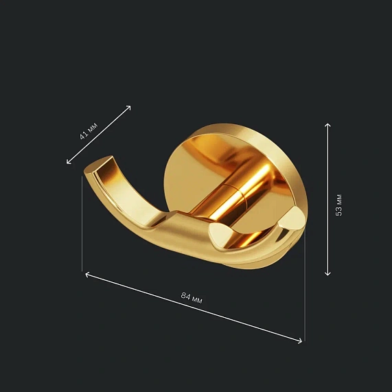 Крючок для полотенец двойной AM.PM X-Joy A85A35699 золото-4
