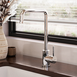 Cмеситель для кухни Damixa Merkur 710720000 высокий с каналом питьевой воды, хром