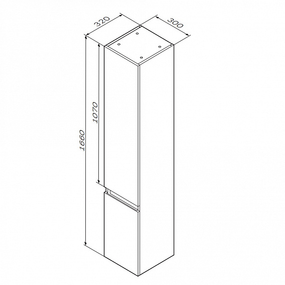 Мебель для ванной 50 AM.PM X-Joy подвесная, белый глянец-3