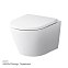 Унитаз подвесной AM.PM Sense C741701SC безободковый с сиденьем микролифт, белый