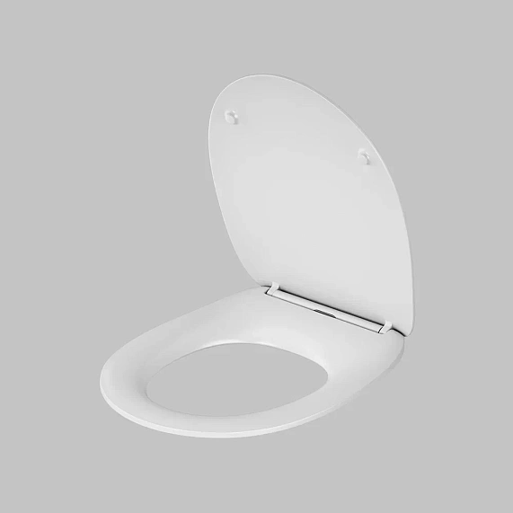 Сиденье (крышка) для унитаза AM.PM Sense C747855WH с микролифтом, дюропласт, белое-2