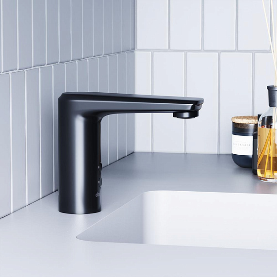 Смеситель для раковины (умывальника) Damixa Jupiter 770290300 сенсорный, черный-1