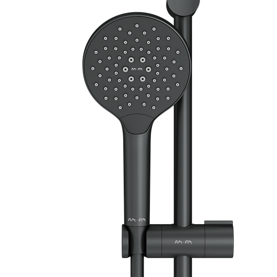 Душевой гарнитур AM.PM Like F0180022 держатель, шланг, лейка 3 режима, черный-5