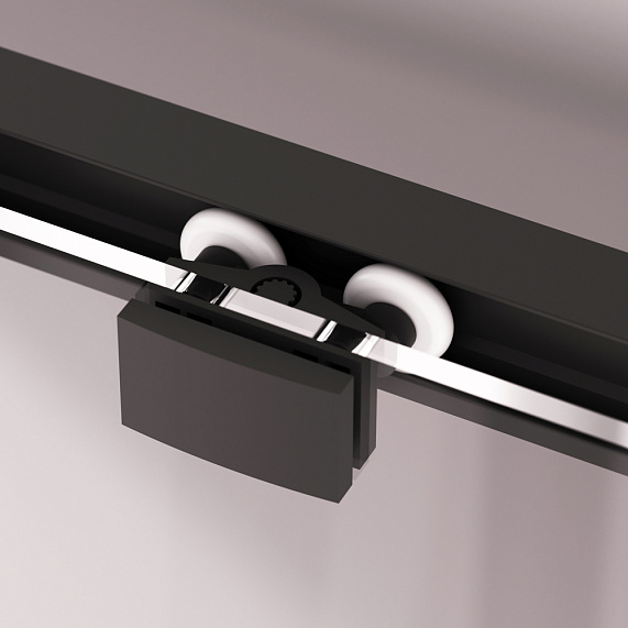 Душевое ограждение без поддона 80x80 AM.PM Above W9XG-403-8080-BT профиль черный-10