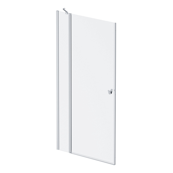 Душевая перегородка с дверью 100x190 AM.PM Sunny W87G-100-1P-MT прозрачное стекло, профиль серебристый-5