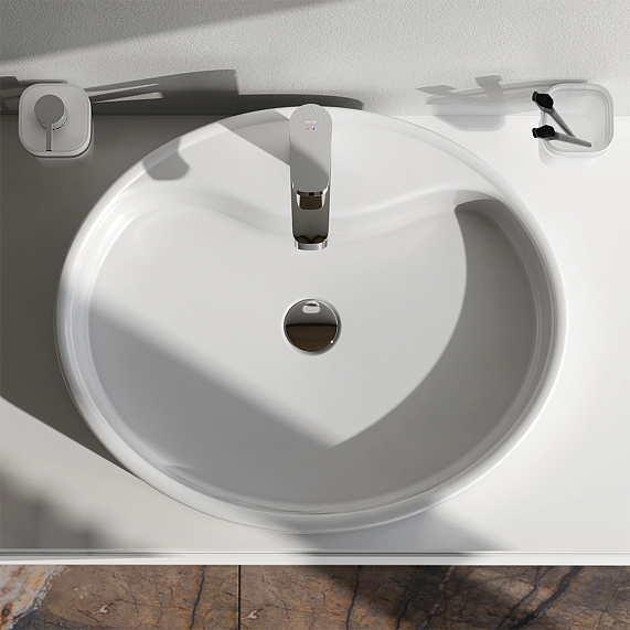 Раковина накладная 56 AM.PM Func M8FWCC20561WG белая-2