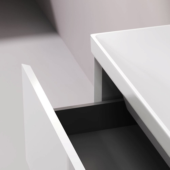 Тумба с раковиной 80 AM.PM Above M9X-FSX0802WG-WCC0800WG напольная, белая глянцевая-5