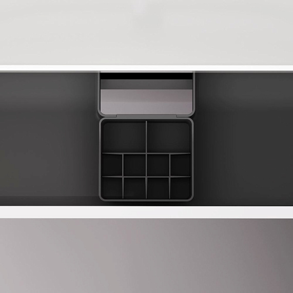 Тумба с раковиной 80 AM.PM Above M9X-FSX0802WG-WCC0800WG напольная, белая глянцевая-6